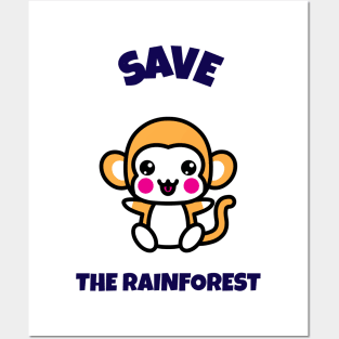 Save the Rainforest Posters and Art